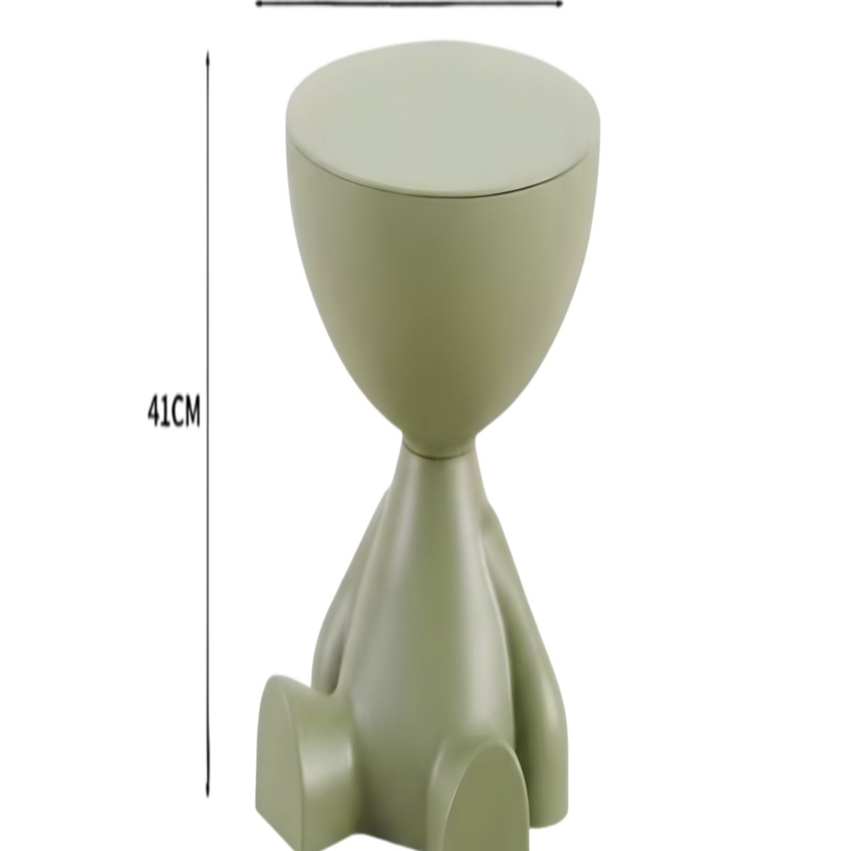 GENERICO - MESA ELEGANTE DE ARRIMO VERDE OLIVA