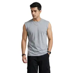 D'JOE - Polera Sin Manga Musculosa Unicolor Hombre Hercules