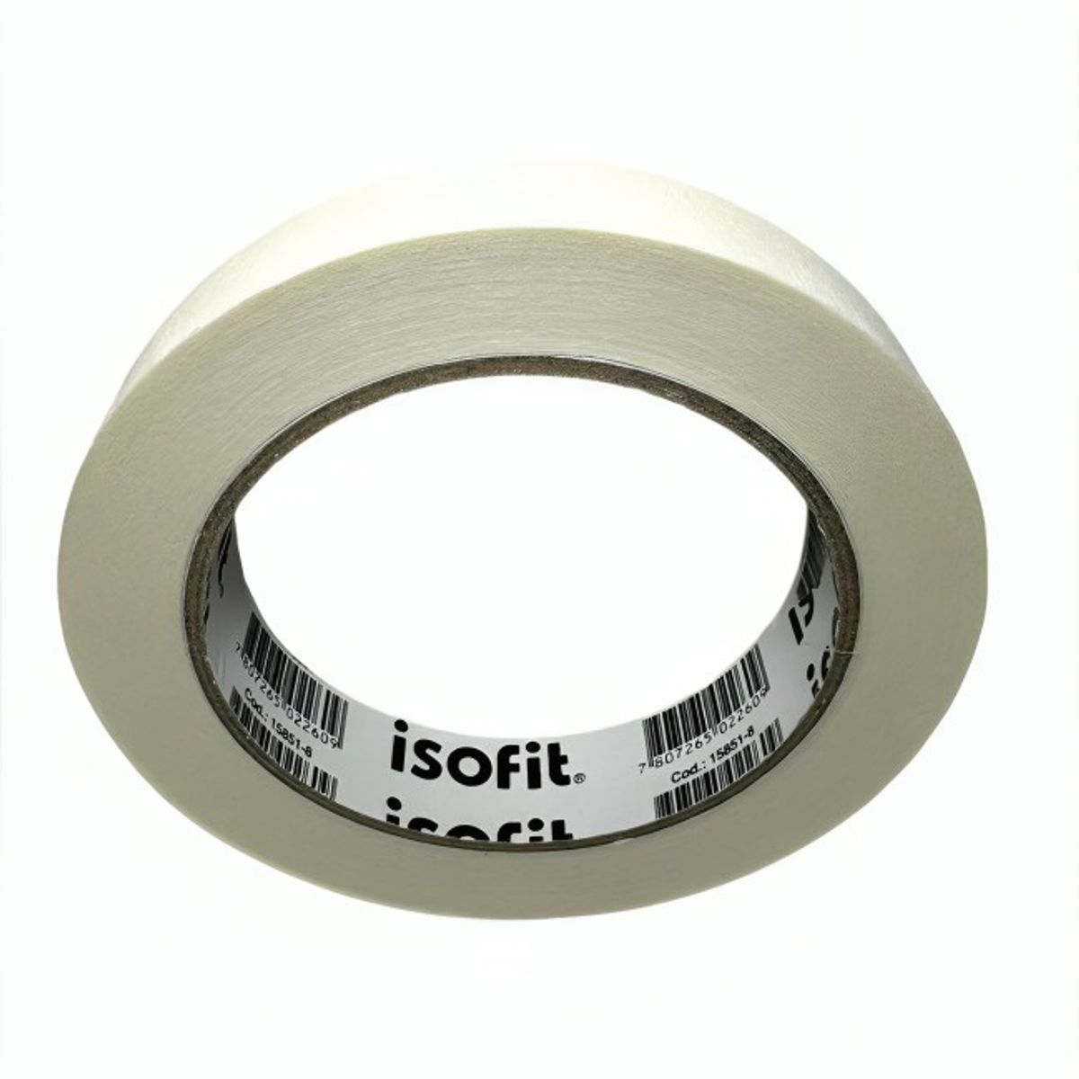 ISOFIT - Pack 4 Cinta Masking Tape Crema 36mm x40m