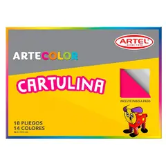 ARTEL - Pack 3 Cartulinas Artecolor 18 hojas