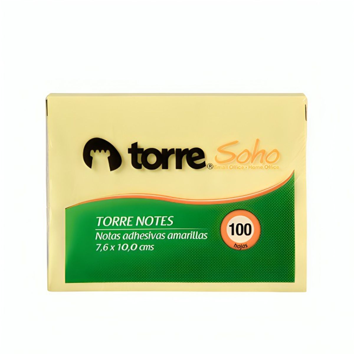 TORRE - Pack 4 Notas Amarillo 100 Hojas  Torre