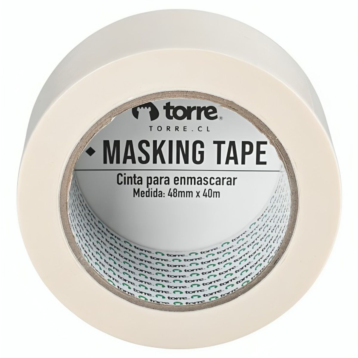 TORRE - Pack 3 Cinta Masking Tape Crema 36mm x40m  Torre