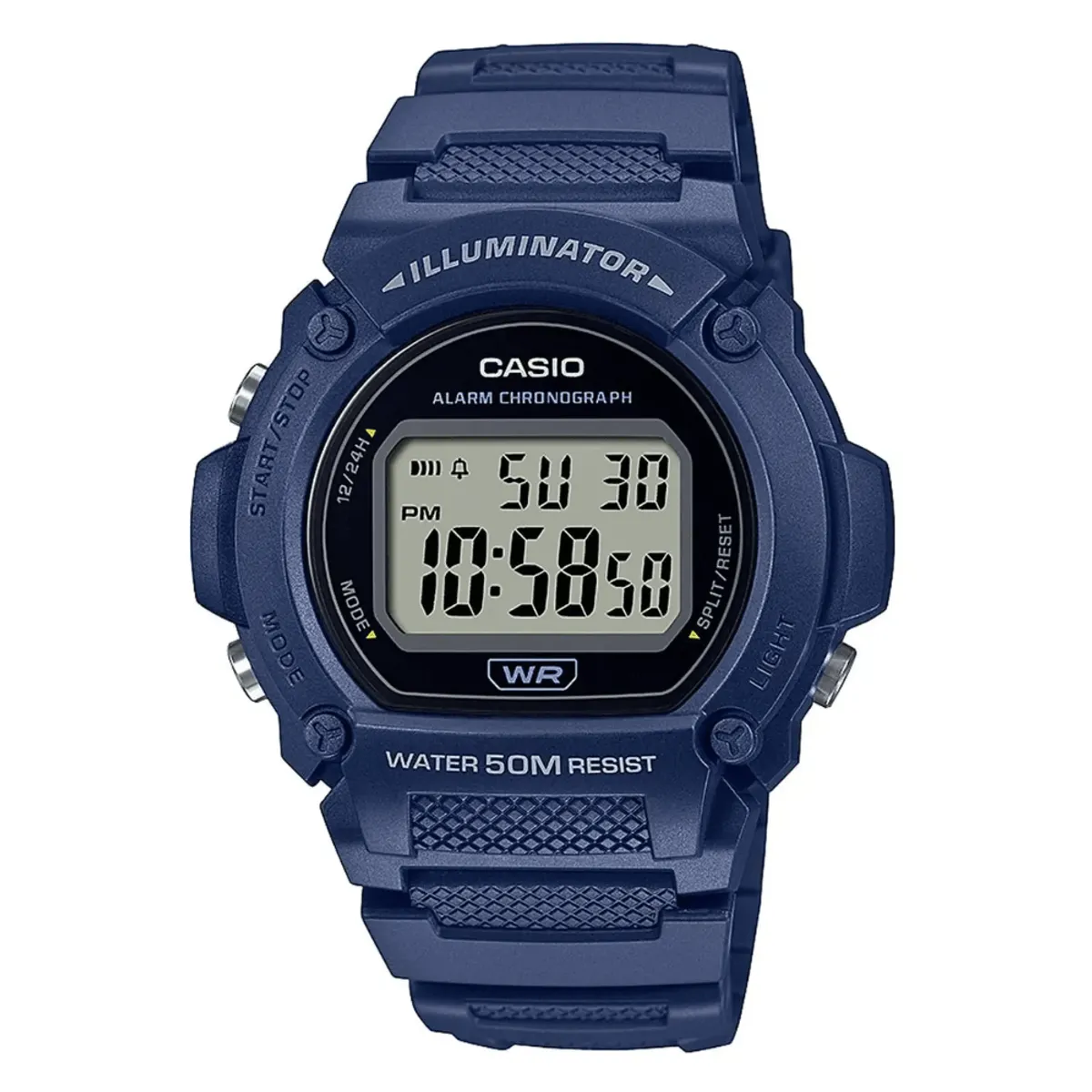 CASIO - RELOJ CASIO W-219H-2AVDF DIGITAL AZUL HOMBRE