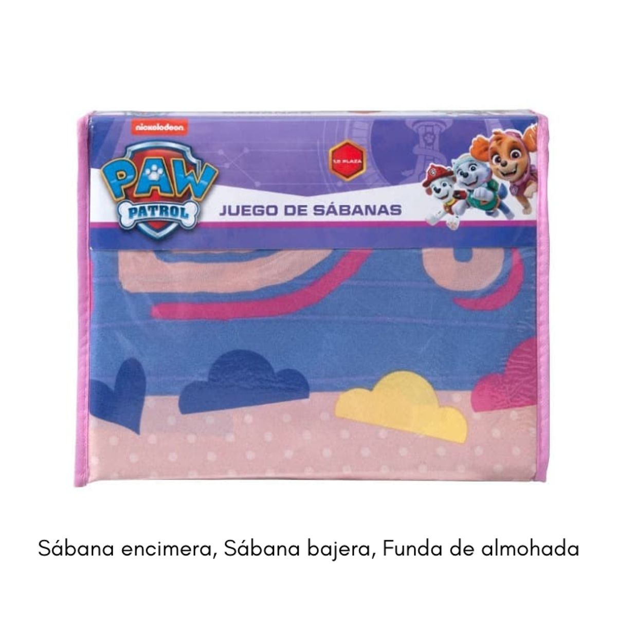 MASHINI - Juego Sábanas Mashini Paw Patrol Skye Niña 1.5 Plazas
