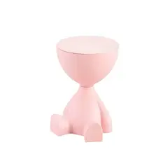 GENERICO - MESA DE ARRIMO MULTIFUNCIONAL CON COMPARTIMENTO ORGANIZADOR INTEGRADO ROSA