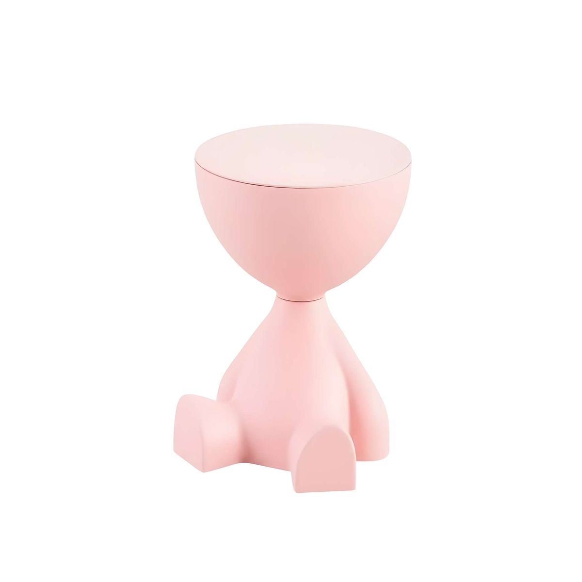 GENERICO - MESA DE ARRIMO CON COMPARTIMENTO ORGANIZADOR INTEGRADO ROSA