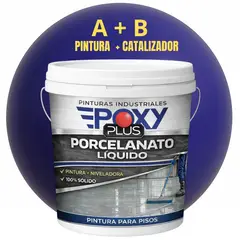 EPOXY - PORCELANATO LIQUIDO PREMIUM - KIT TINETA 14 KILOS - PÚRPURA AZUL VIOLETA RAL 4005