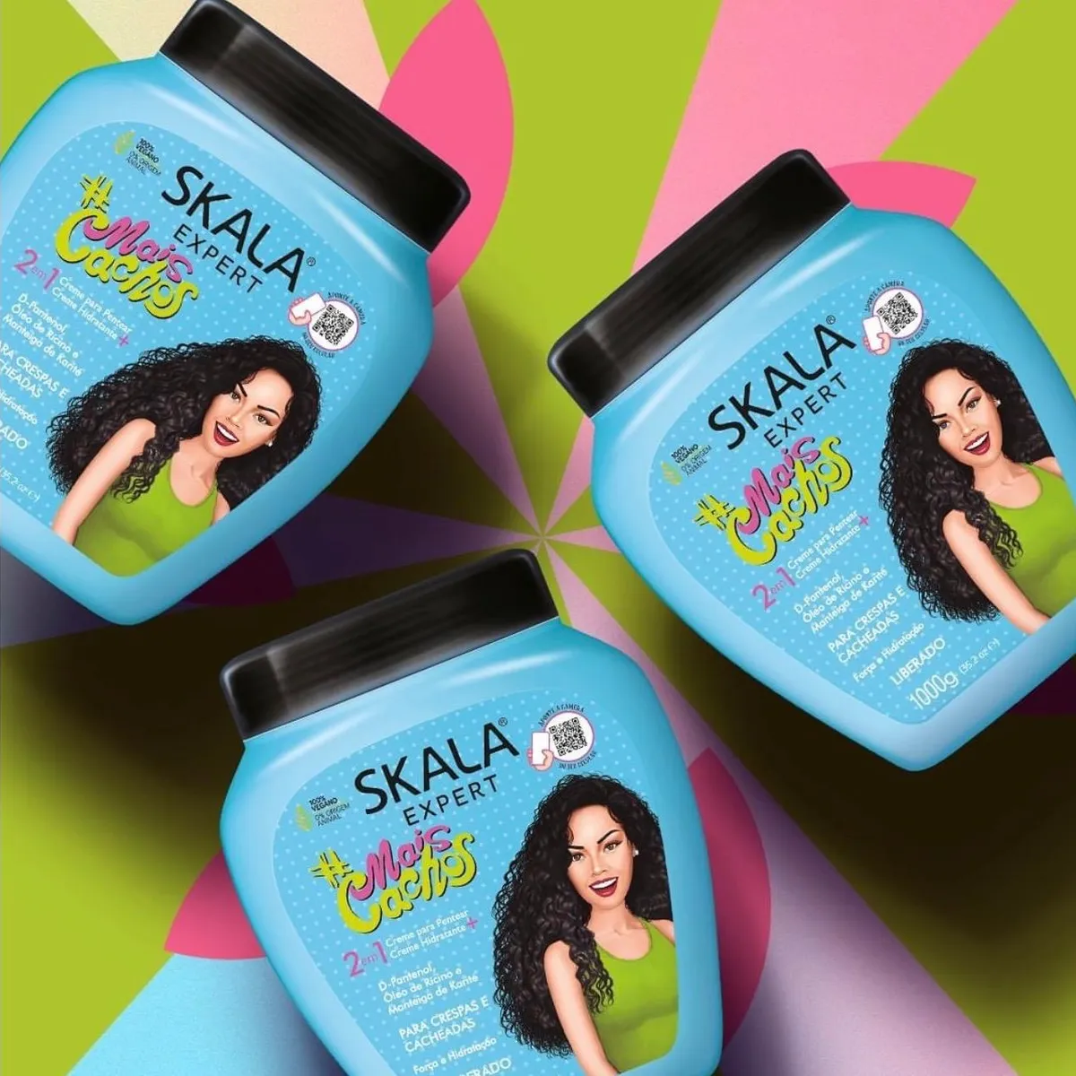SKALA - MASCARA RIZOS PERFECTOS MAIS CACHOS 1000 G SKALA