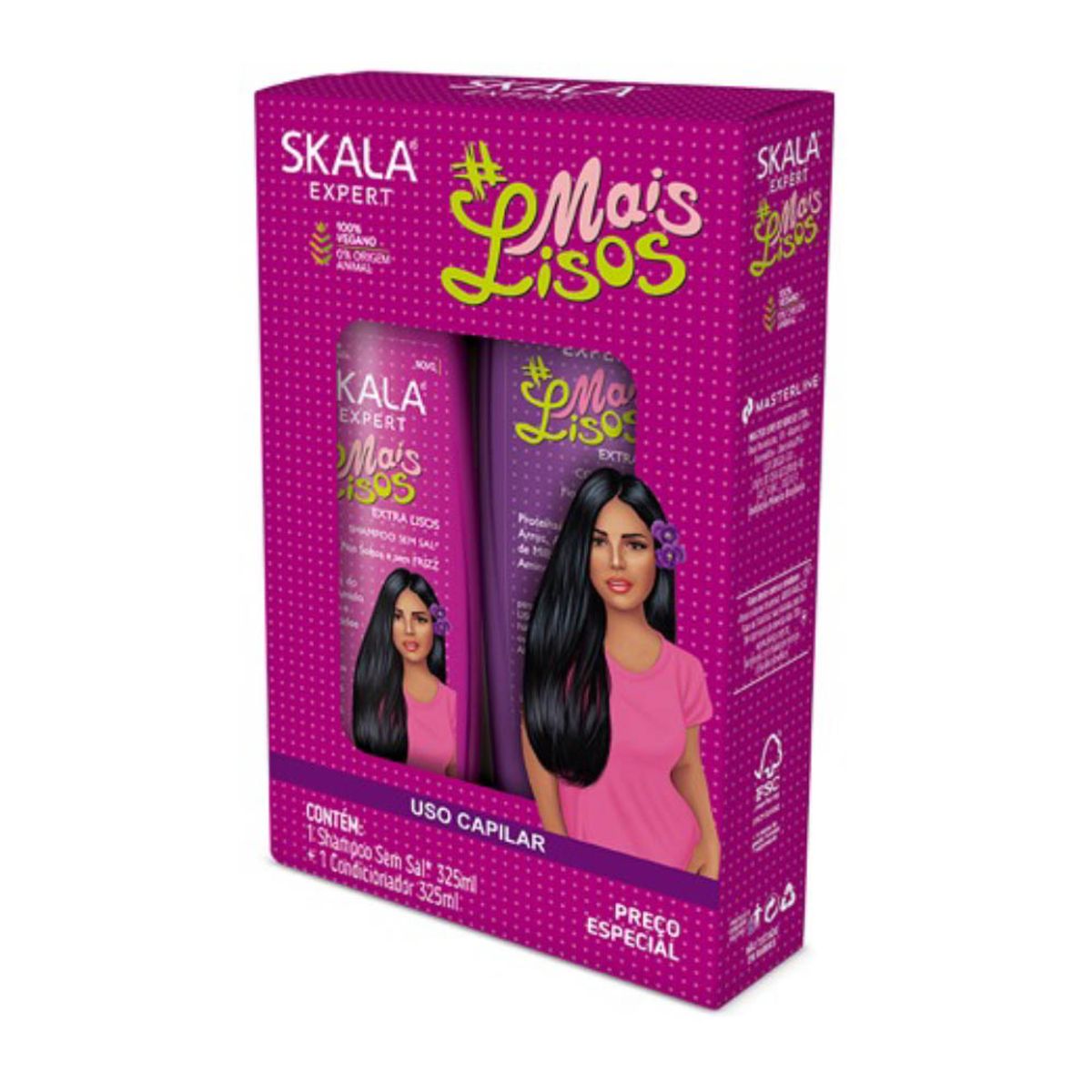 SKALA - KIT SHAMPOOACOND MAIS LISOS 650 ML SKALA