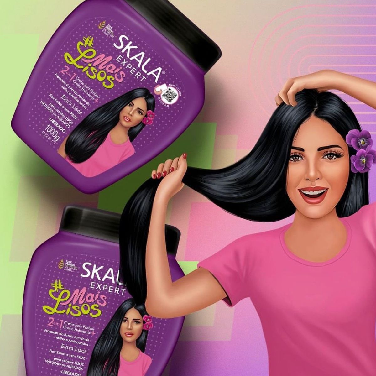 SKALA - MASCARA MAIS LISOS 1000 G SKALA