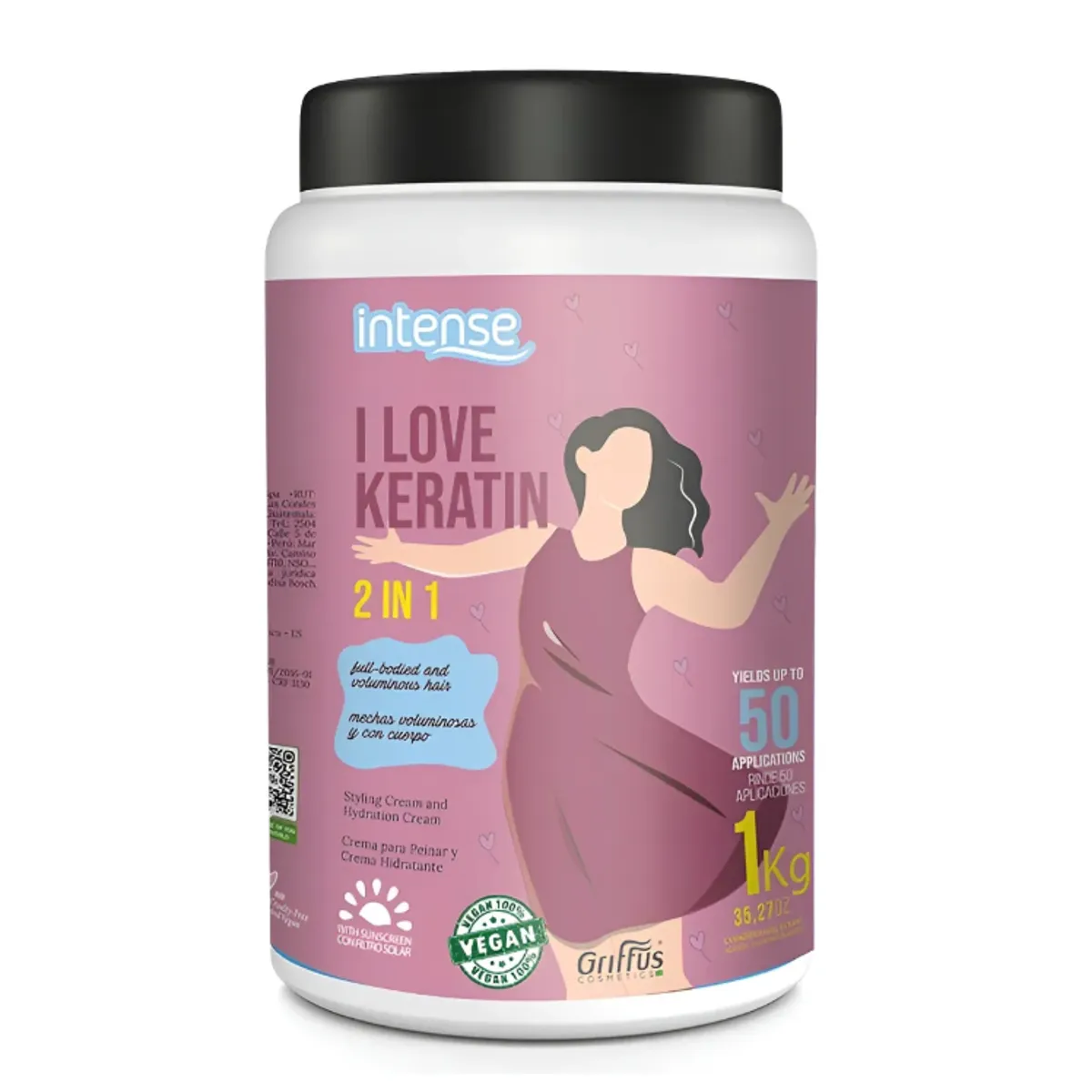 GRIFFUS - MASCARA QUERIDA QUERATINA 1000 G GRIFFUS