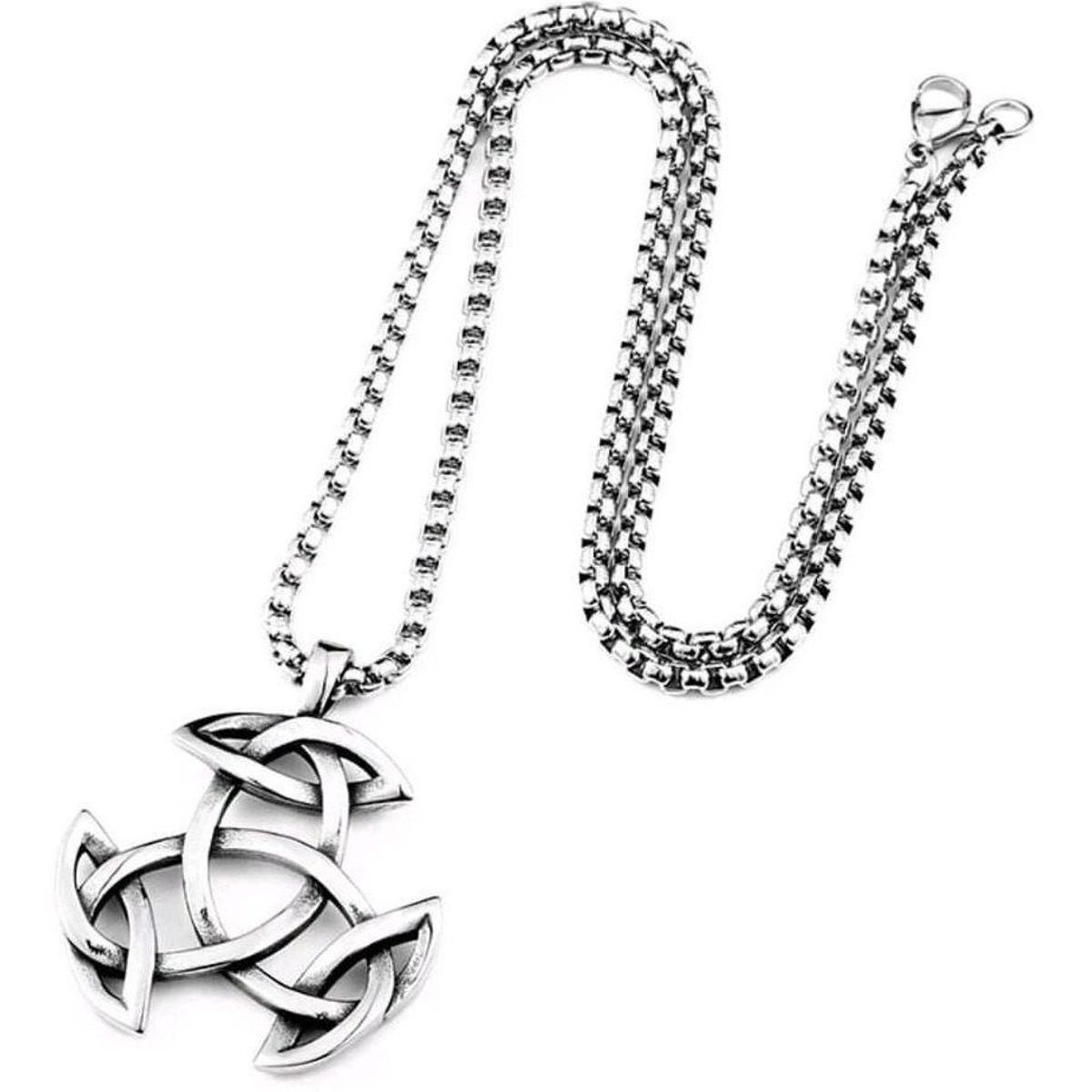 GENERICO - Collar Valknut Vikingo Hombre Moda Masculina 2019 Style