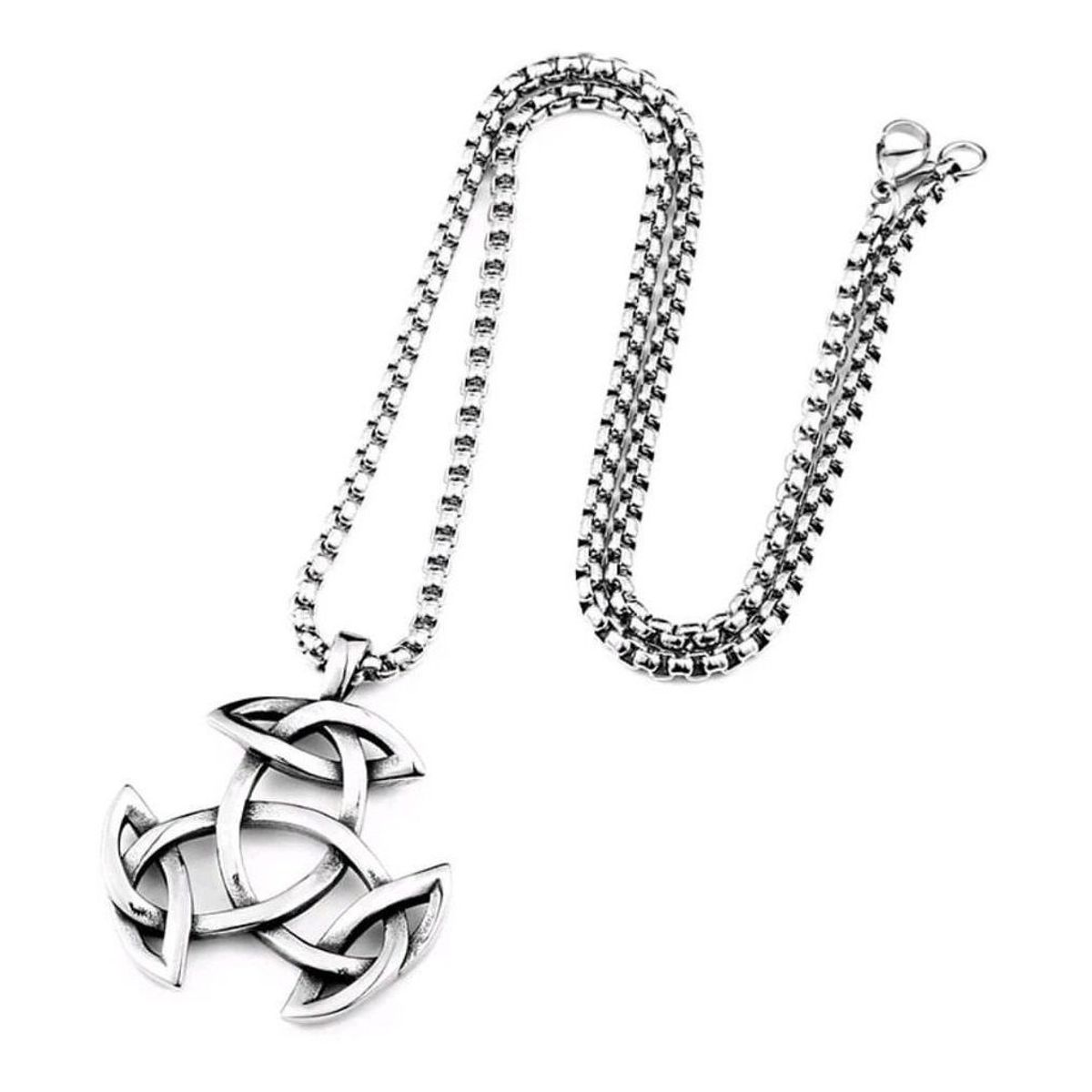 GENERICO - Collar Valknut Vikingo Hombre Moda Masculina 2019 Style