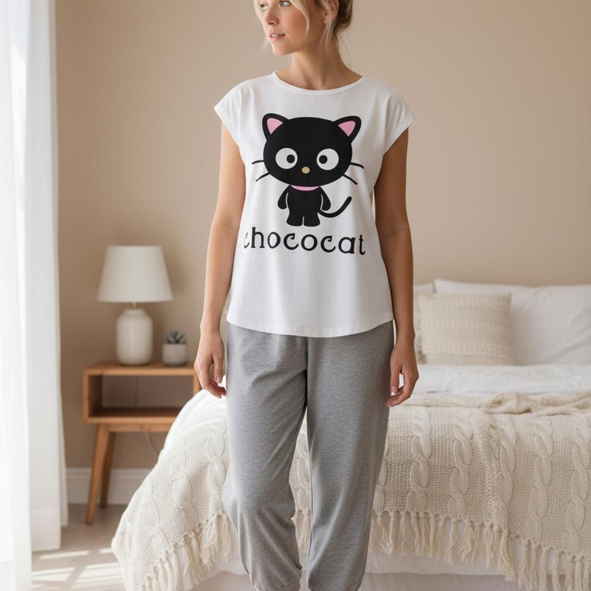 HELLO KITTY - Pijama Mujer Chococat