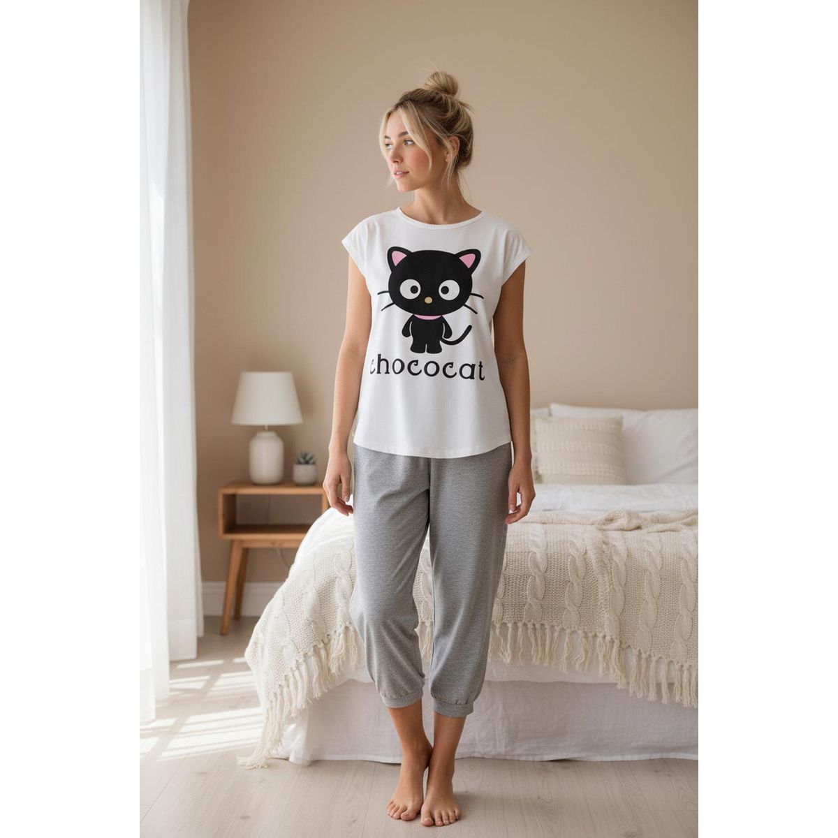 HELLO KITTY - Pijama Mujer Chococat