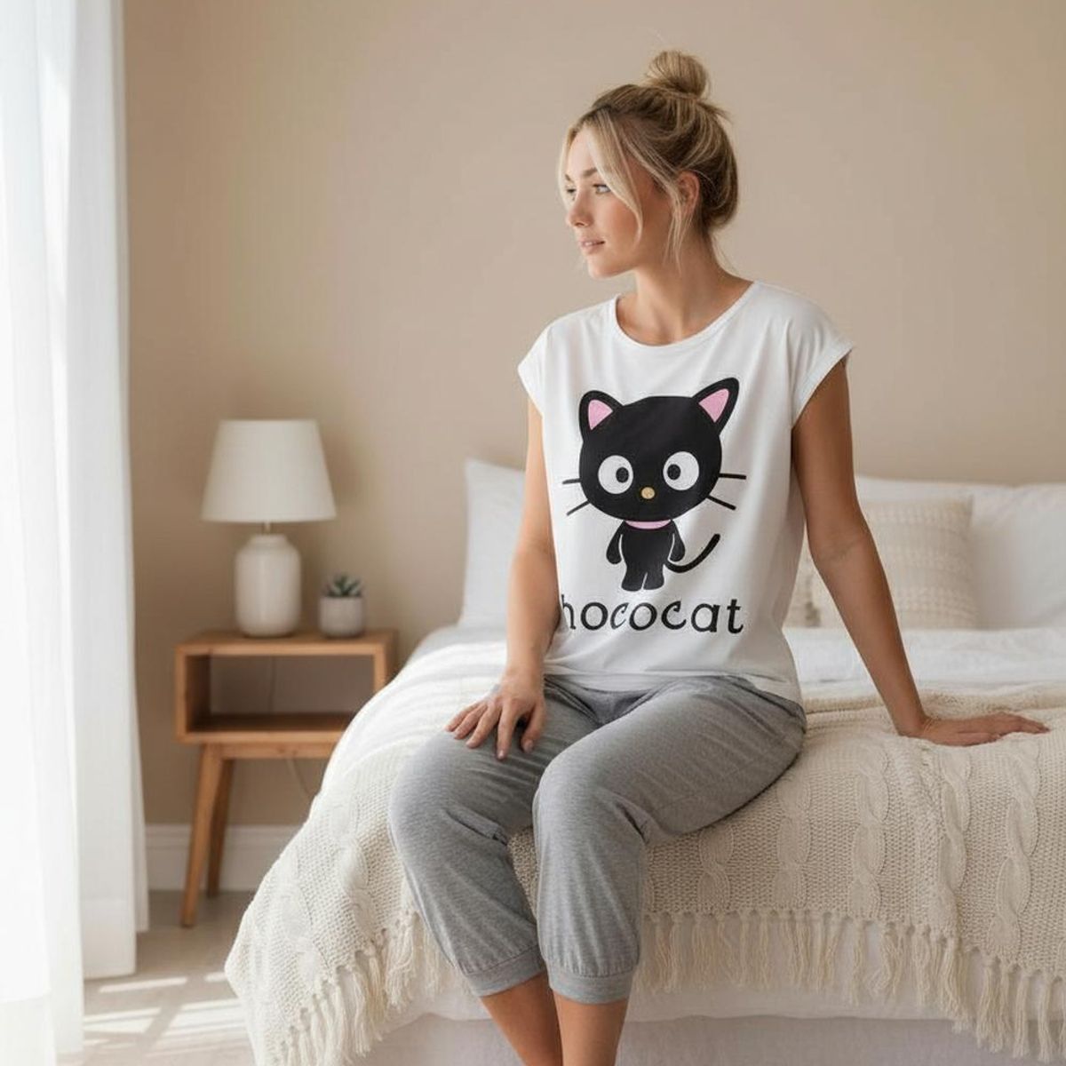 HELLO KITTY - Pijama Mujer Chococat