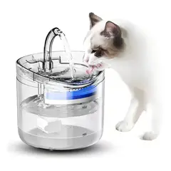 GENERICO - Fuente Bebedero Blanco Para Mascotas Agua Blanco