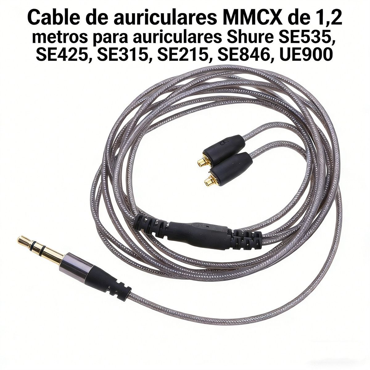 KUANGYE - Cable Para Shure Se535 Se425 Se315 Se215 Se846 Ue900 Mmcx