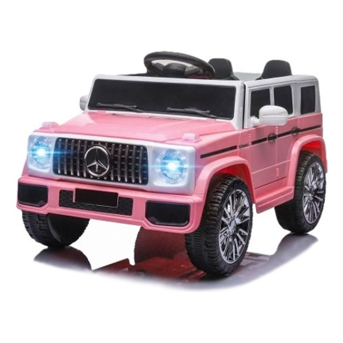 TOYUN TOYUN - Kids  2 Seat Black  Mercedes Amg Ride On Rosa