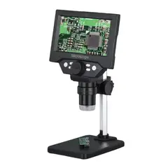 ADLIU - Microscopio Electrónico Académico Con 55in Pantalla Negro