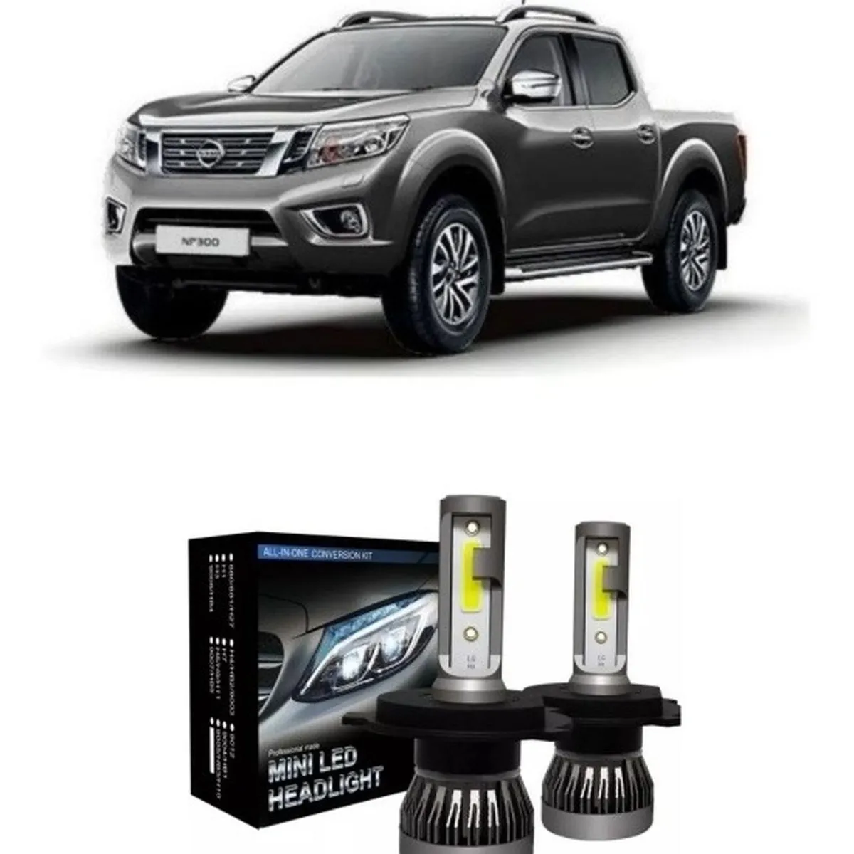 GENERICO - Ampolletas Mini Turbo Led Nissan Np 300 / Np 300 Navara