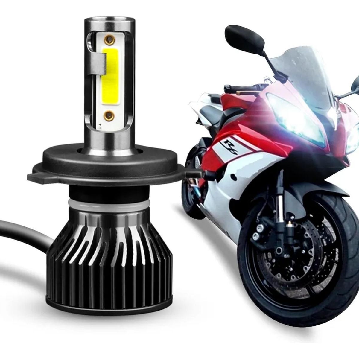 GENERICO - Ampolleta Turbo Led Moto Ktm Duke 200 - 390 6000k / 8000lm