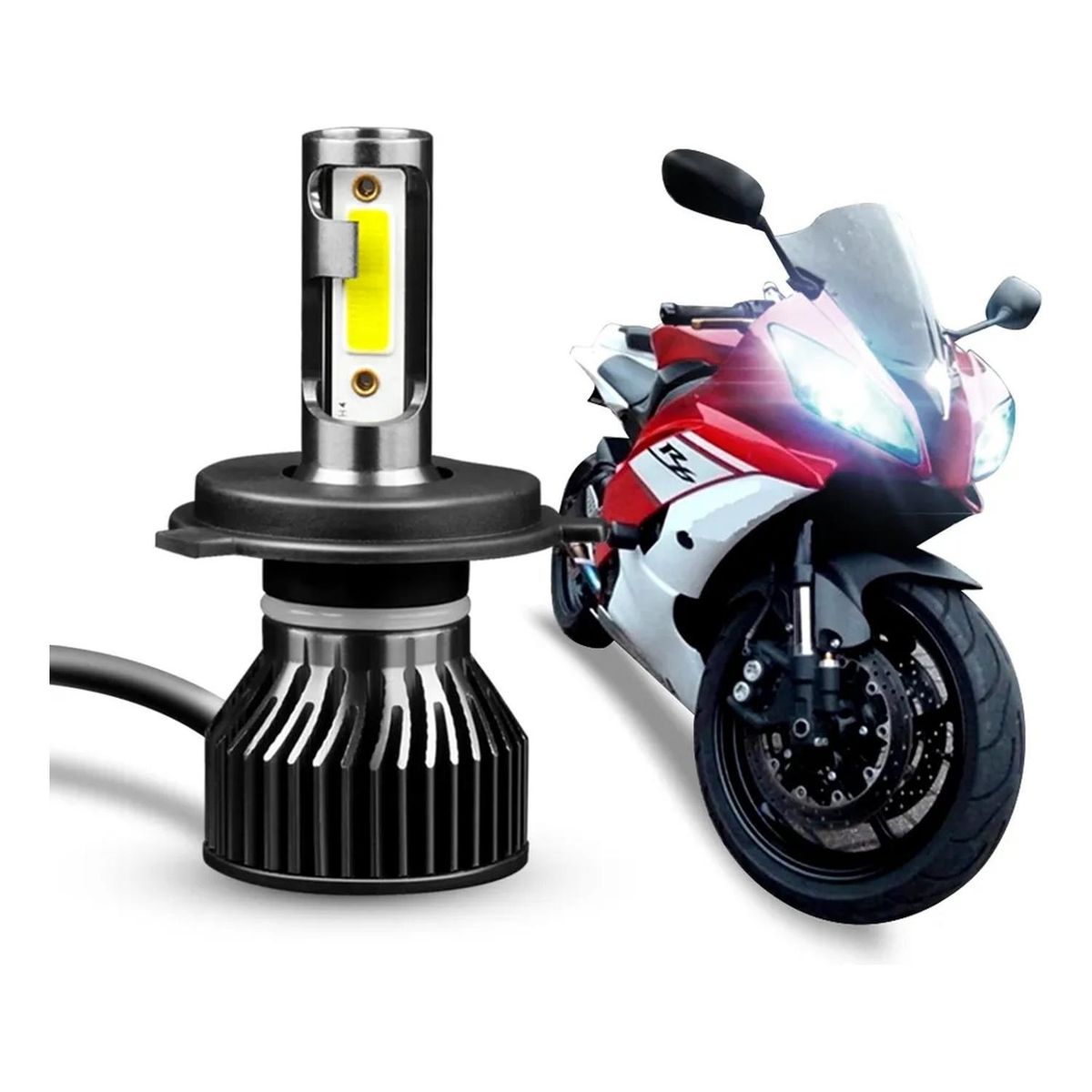 GENERICO - Ampolleta Turbo Led Moto Ktm Duke 200 - 390 6000k / 8000lm