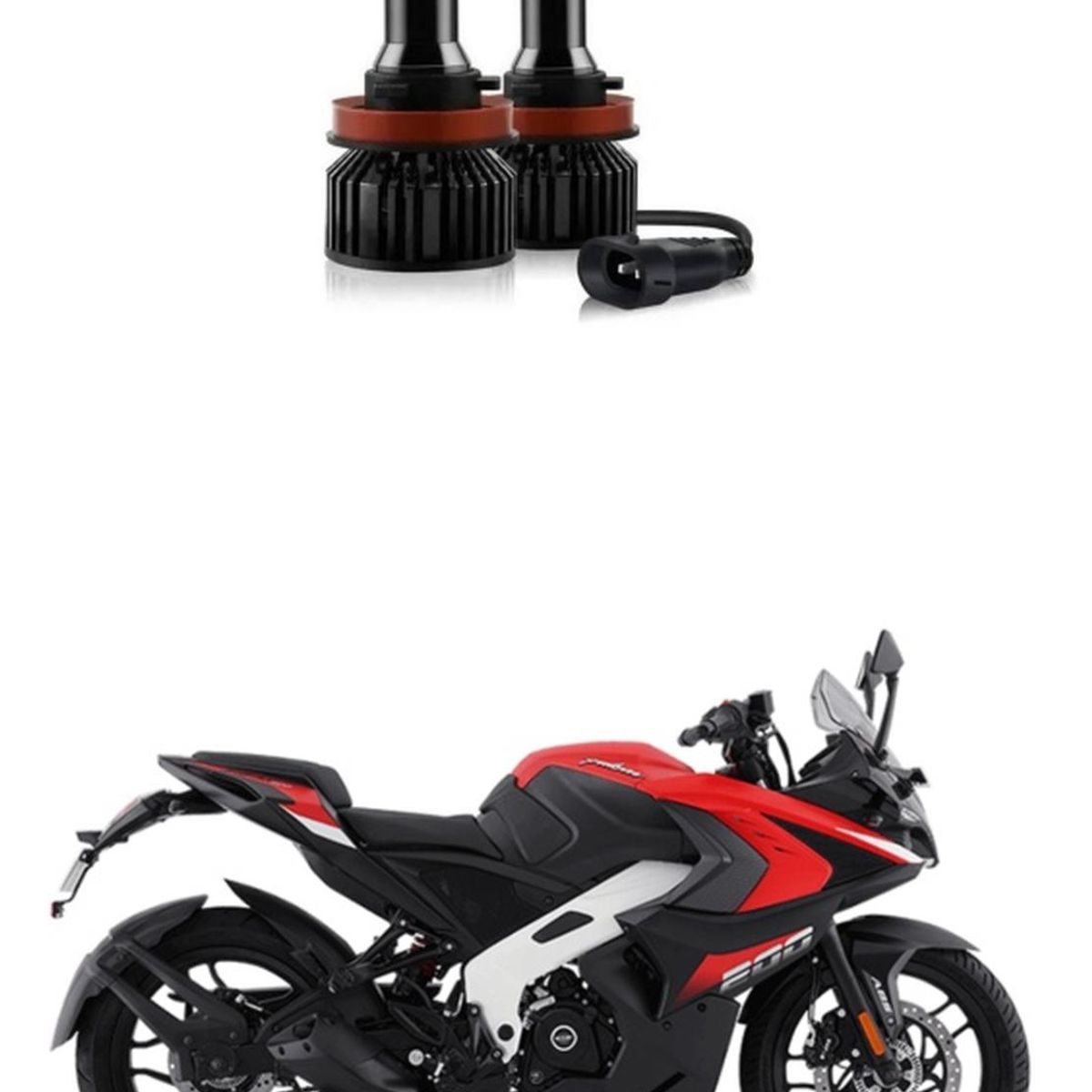 GENERICO - Ampolleta Turbo Led Moto Pulsar Rs 200 / 50000lm