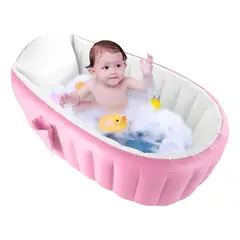 ANGELES DEL HOGAR - Tina Inflable Portátil Para Niños Pequeños Bañera