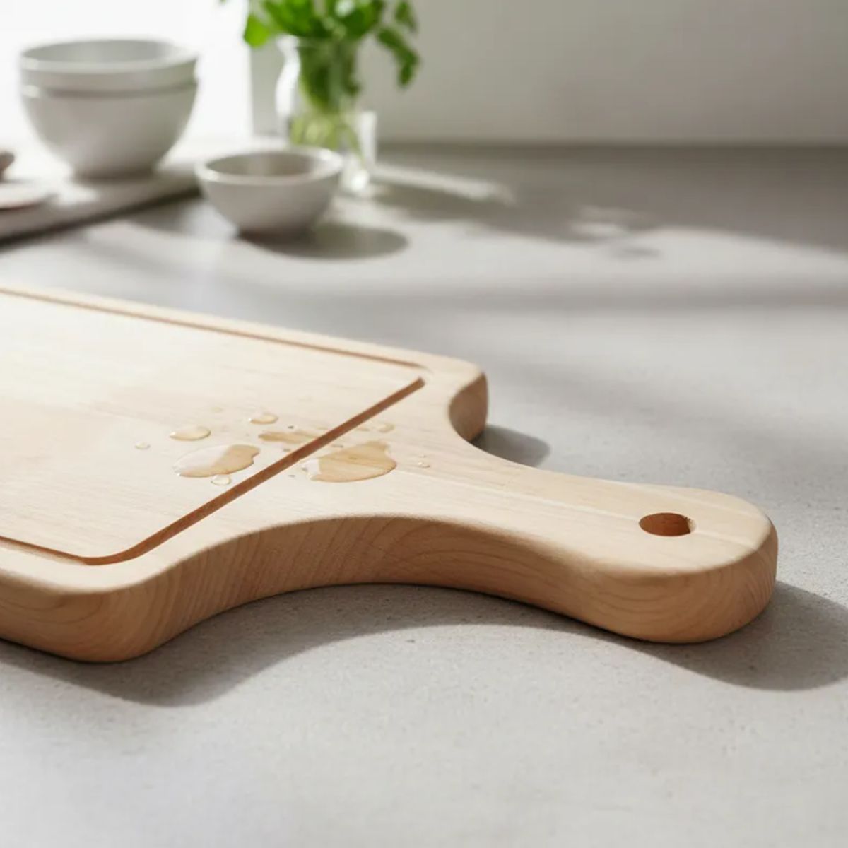 GENERICO - Tabla De Madera Para Picar O Picoteo Rectangular 34x14cm