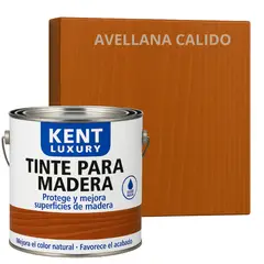 KENT - TINTE DE MADERA ORGANICO - EXTRACUBRIENTE BASE AGUA. - 5.6 KL AVELLANO