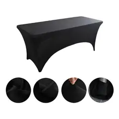 RIOVEO - Funda De Mantel Tela Spandex Mesa 120x76x76 Cm Evento