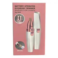 GENERICO - Depiladora Facial Y Cejas Recargable Usb Blanco Con Led Blanco