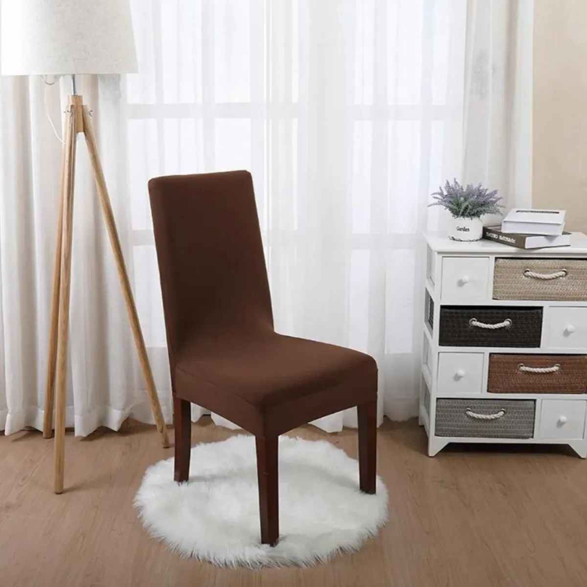 OKAY - Funda De Silla Para Comedor Liso Spandex