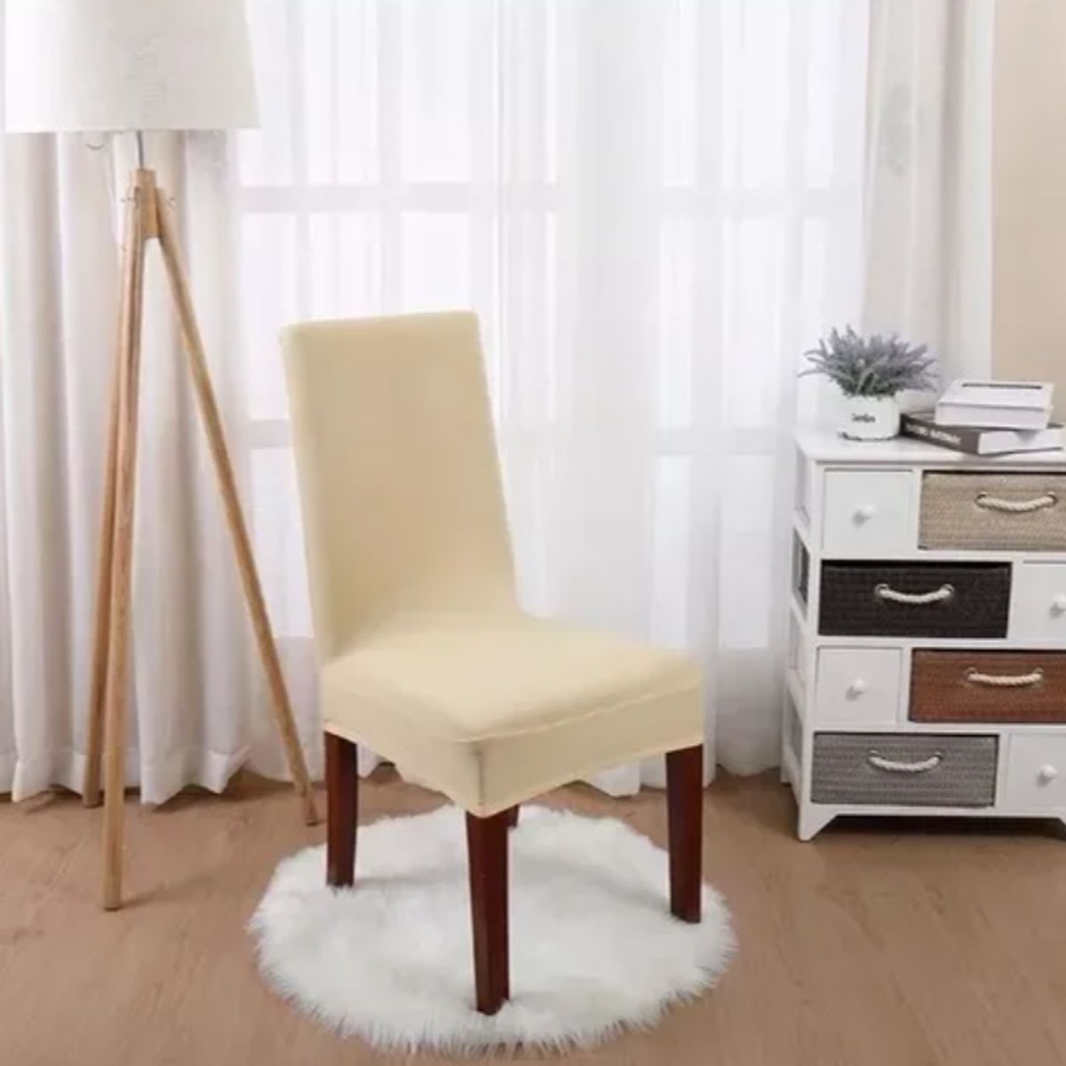 OKAY - Funda De Silla Para Comedor Liso Spandex