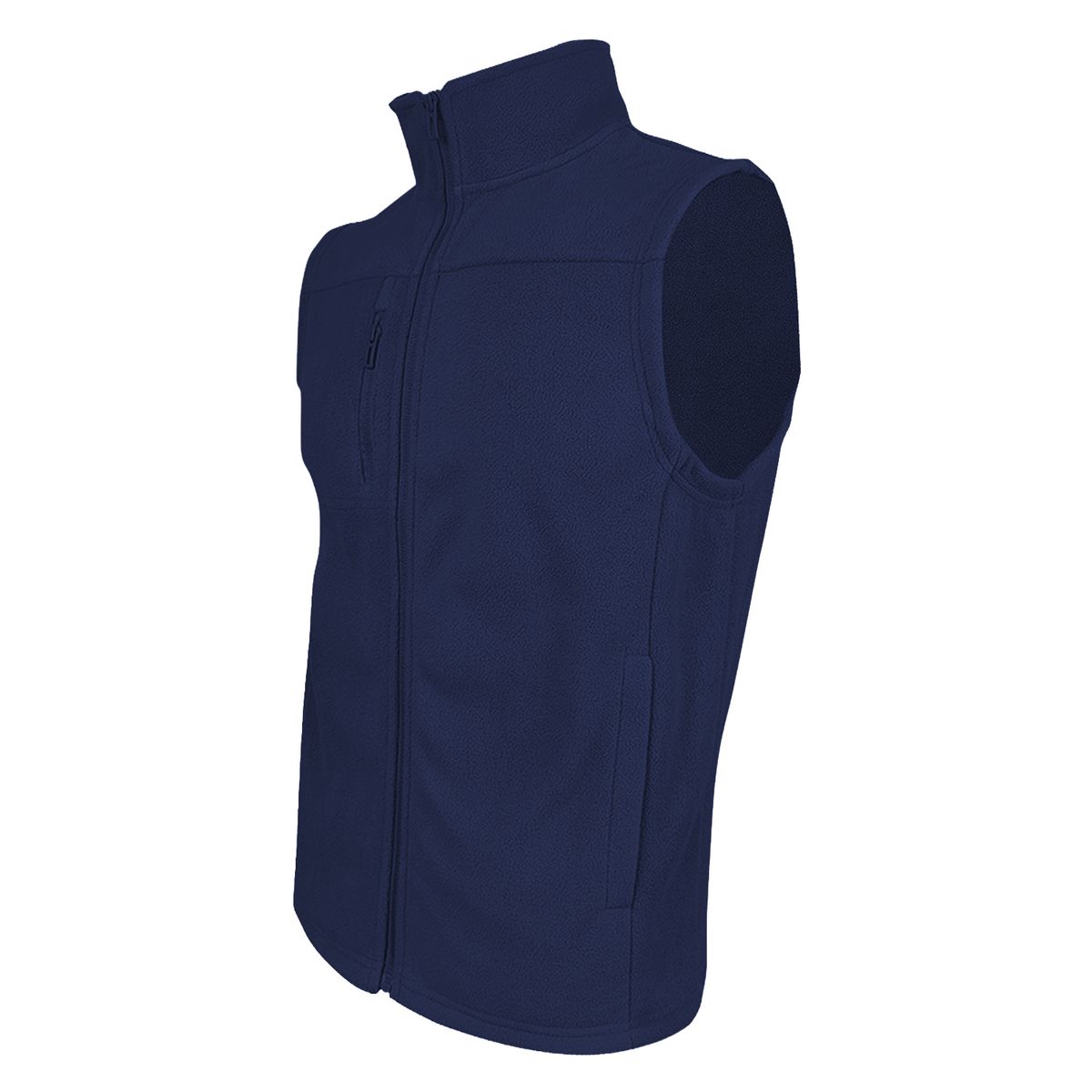 ANDESLAND OUTDOOR APPAREL - Chaleco Micropolar Liso Chilla Azul Hombre