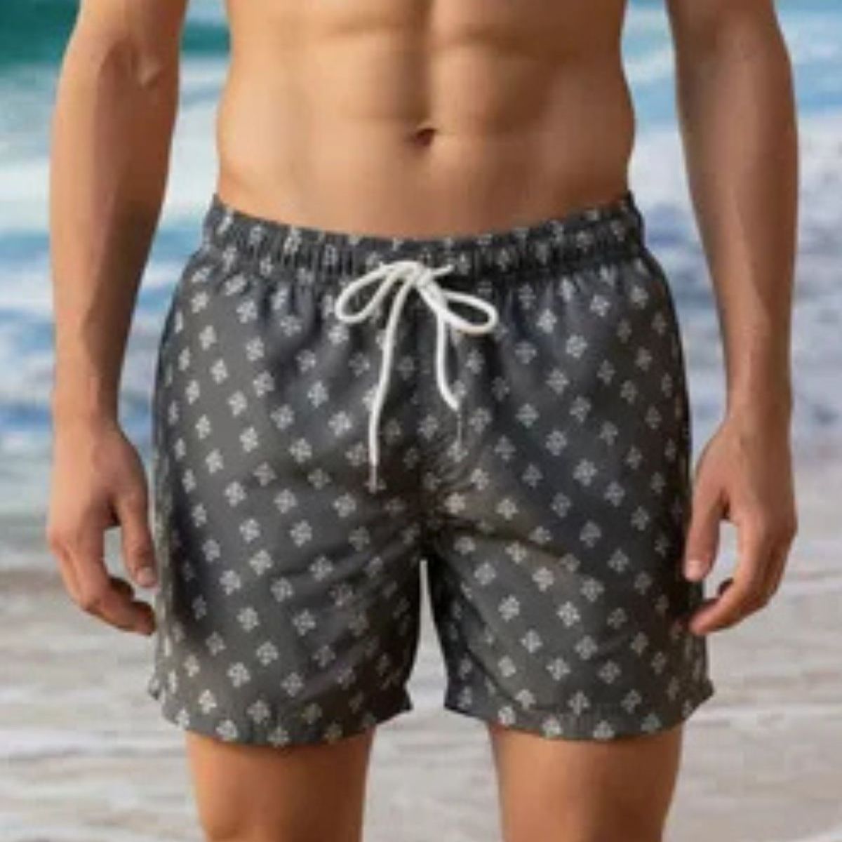 LOOK SHOP - Traje De Baño Hombre Forro Malla. Pantalón Corto 9001