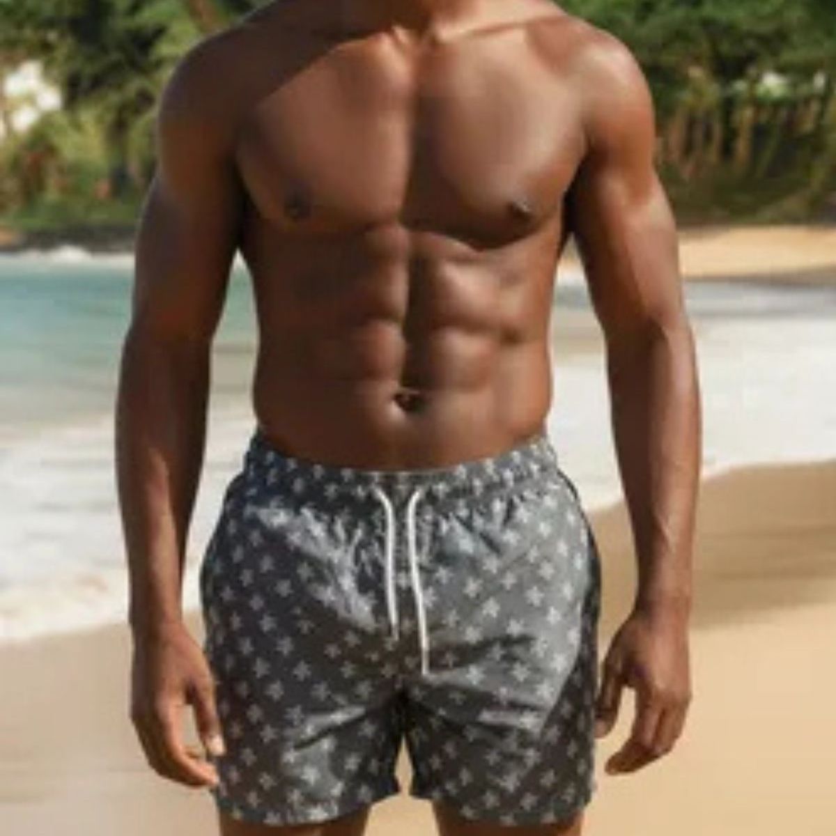 LOOK SHOP - Traje De Baño Hombre Forro Malla. Pantalón Corto 9001