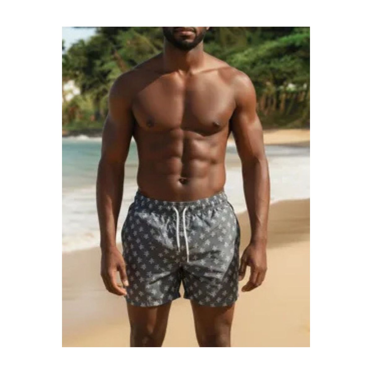 LOOK SHOP - Traje De Baño Hombre Forro Malla. Pantalón Corto 9001