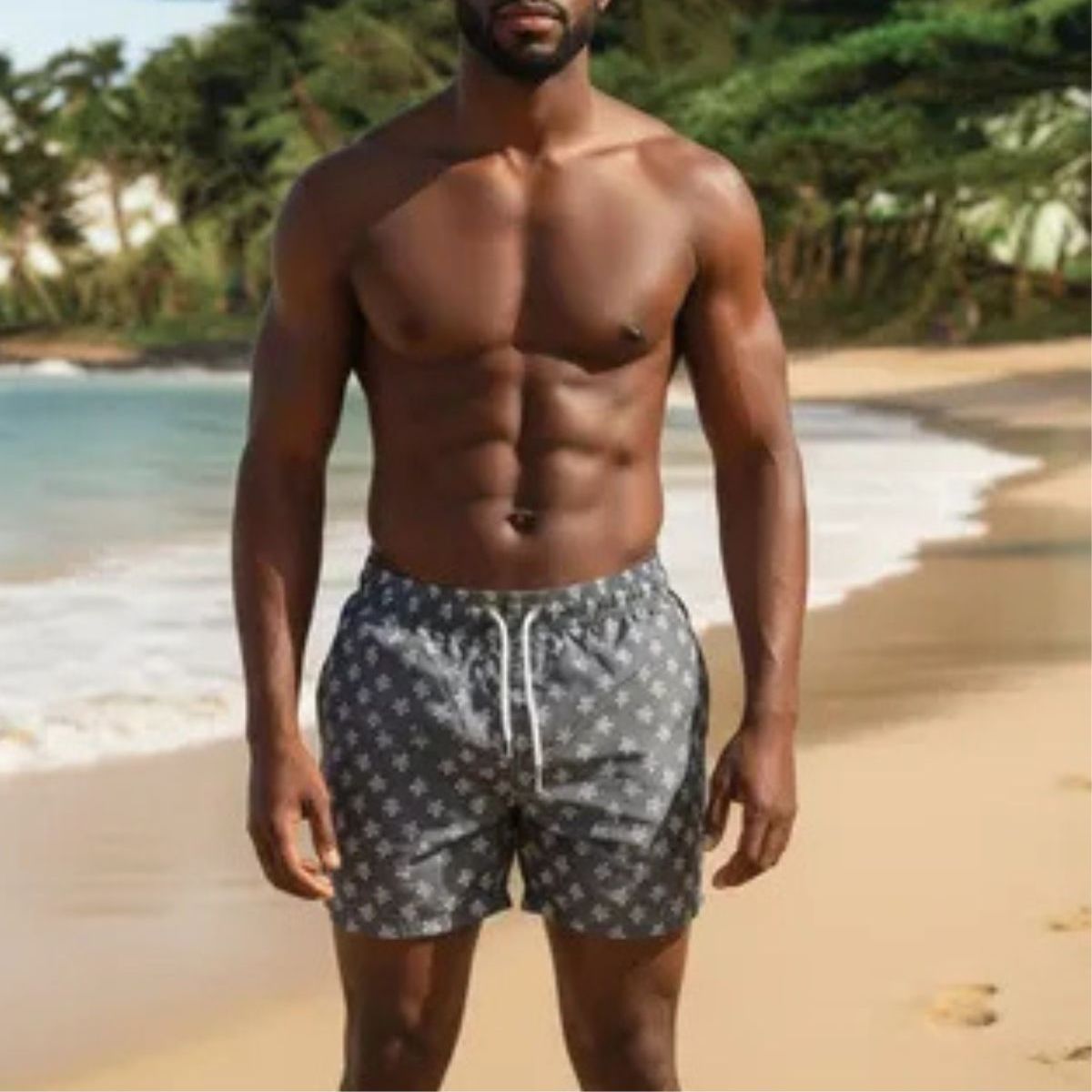LOOK SHOP - Traje De Baño Hombre Forro Malla. Pantalón Corto 9001