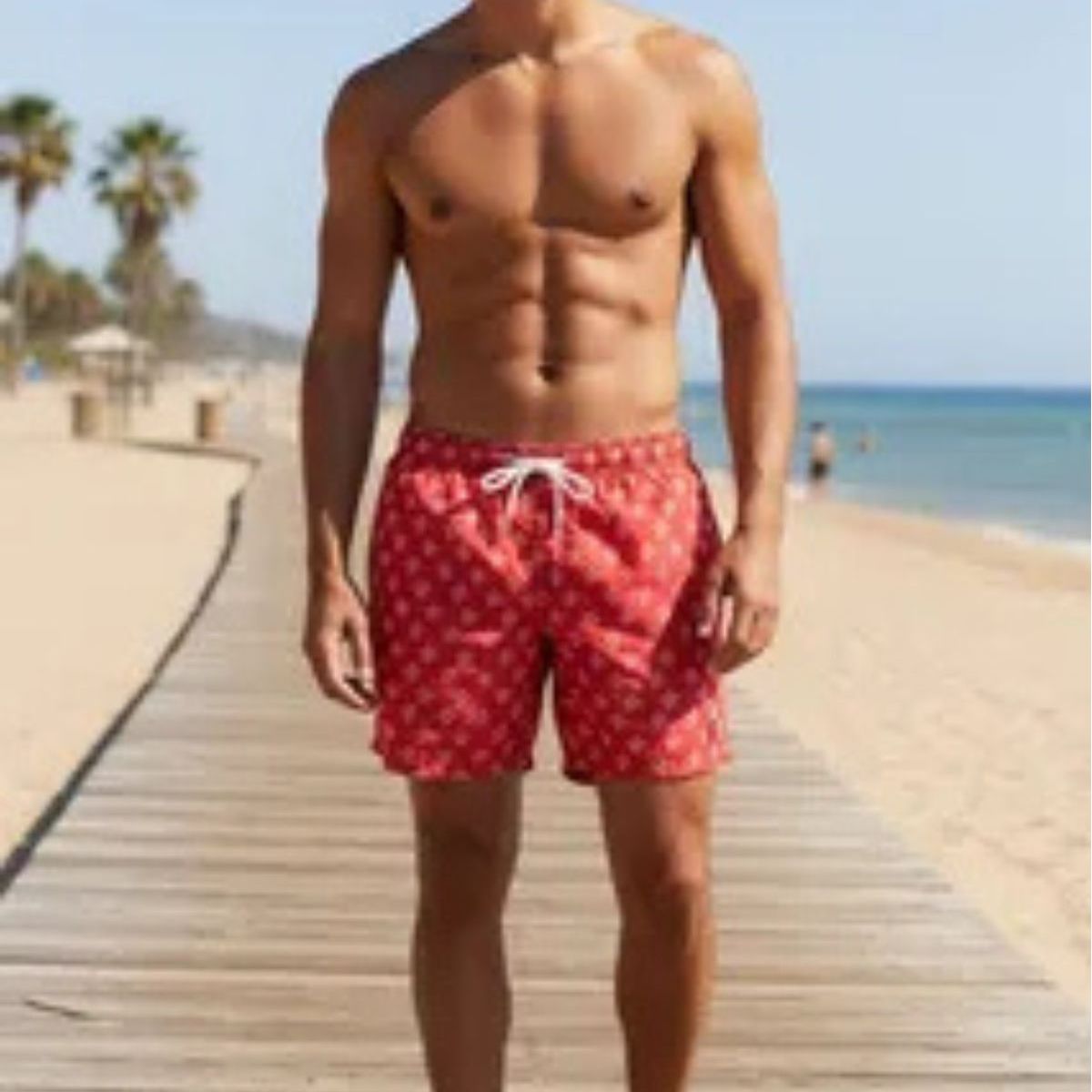 LOOK SHOP - Traje De Baño Hombre Forro Malla. Pantalón Corto 9001