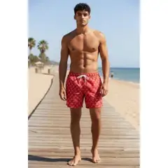 LOOK SHOP - Traje De Baño Hombre Forro Malla. Pantalón Corto 9001