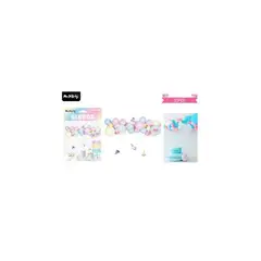 GENERICO - Set de globos látex con pegatinas de unicornio 32pcs