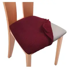 HD HOGAR SPA - Set De 6 Funda De Asiento Para Silla De Comedor