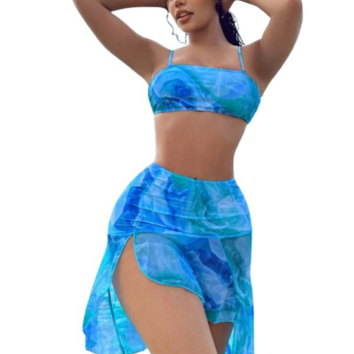 VARIOS - Traje De Baño Para Mujer Bikini Con Falda