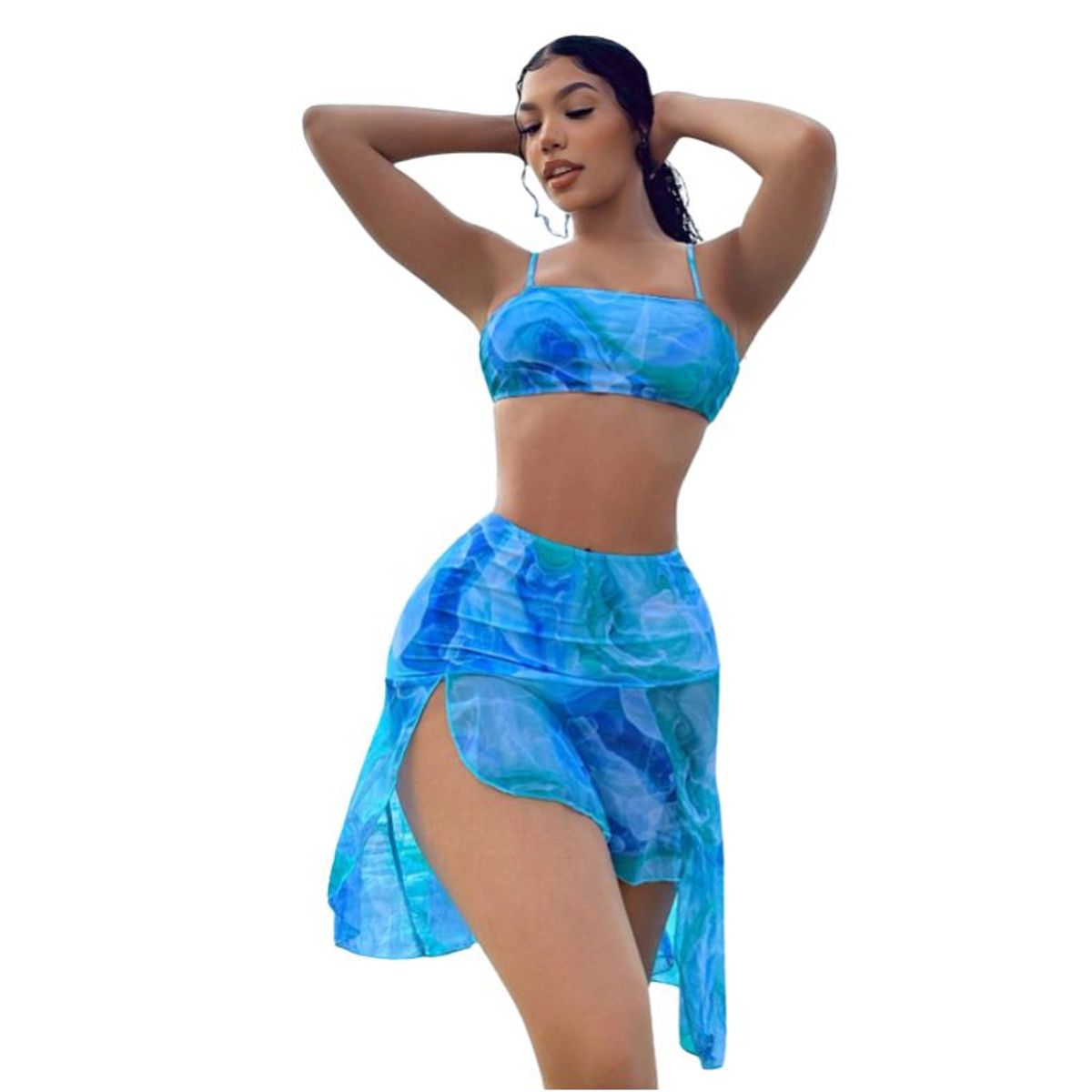 VARIOS - Traje De Baño Para Mujer Bikini Con Falda