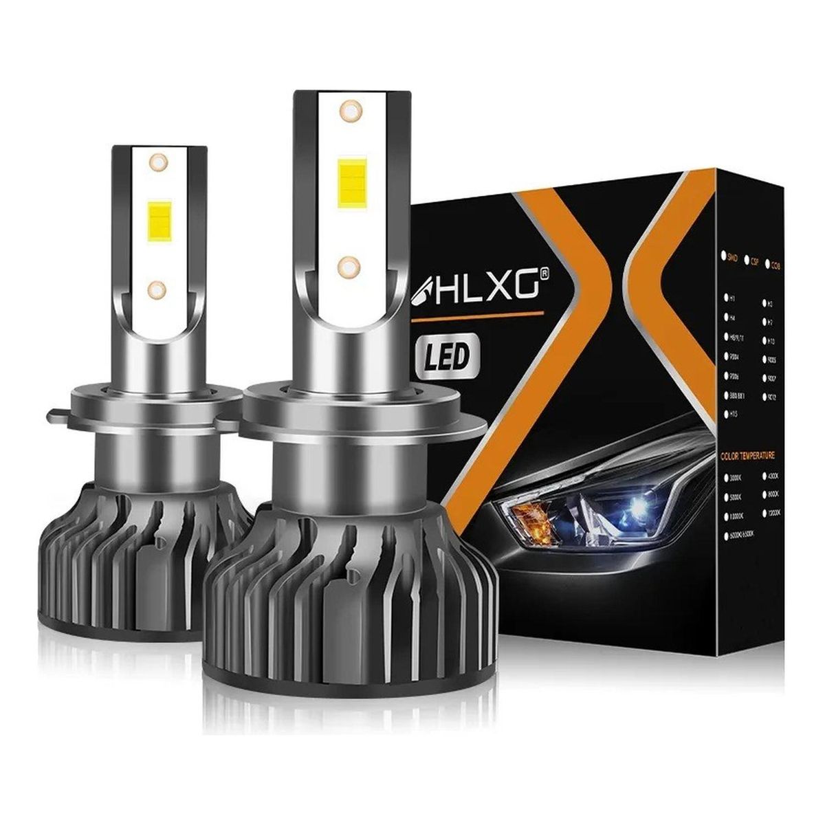 GENERICO - Ampolleta Turbo Led H4  20000lm