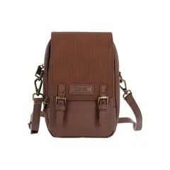 AZALEIA - Cartera Mujer Vittoria Cross Chocolate