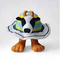 GENERICO - Peluche vaca saturno saturnita 25cm