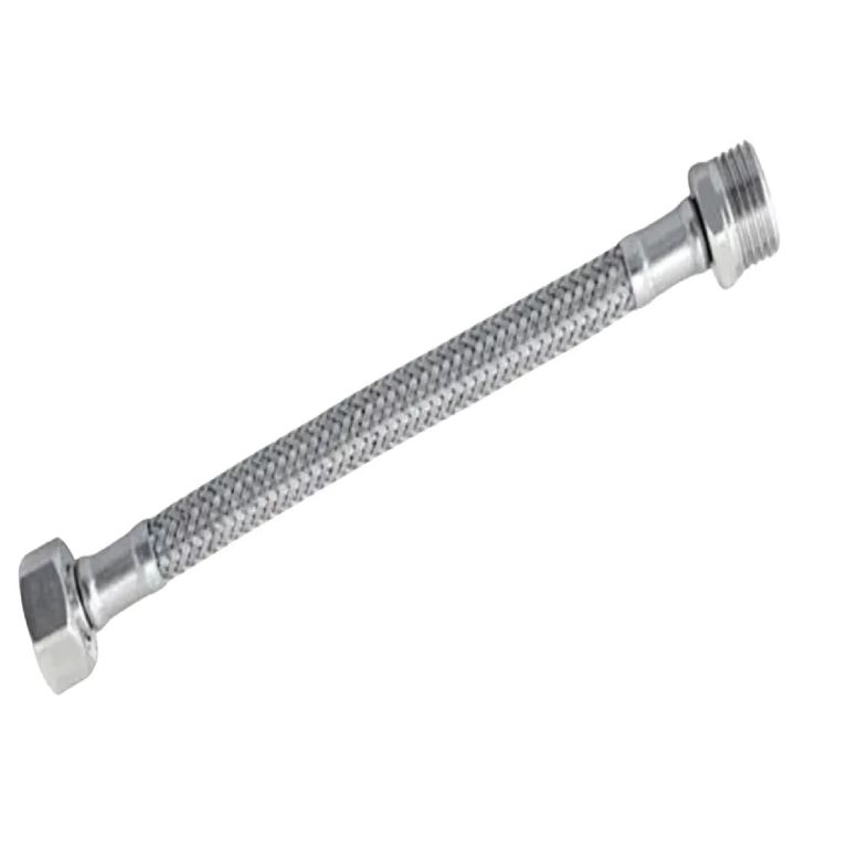 Flexible Agua He-hi Media 40 Cm Acero Inoxidable 200 Psi